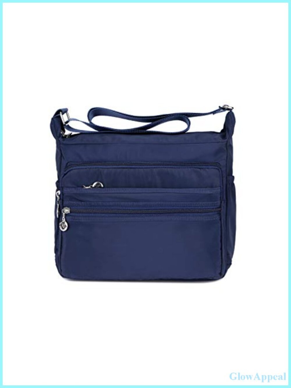 SYYHOME Nylon Crossbody Purse Multi-Pocket Shoulder Bag Lightweight Travel